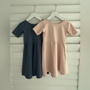 Nordstrom Kids Casual Dress Set - Blue and Pink